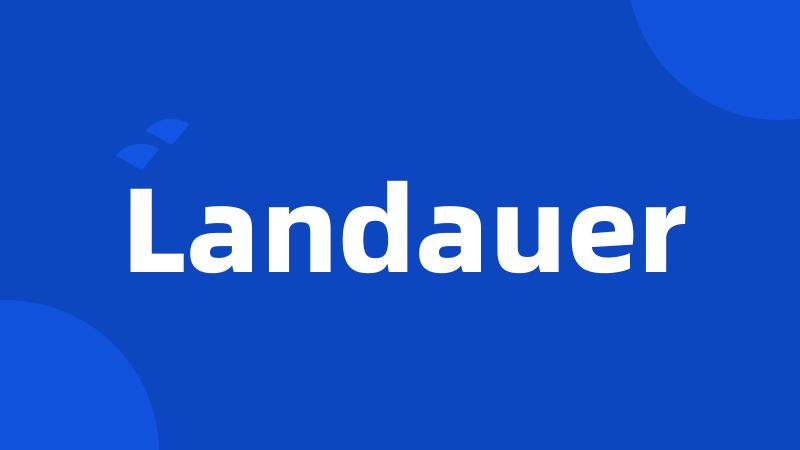 Landauer