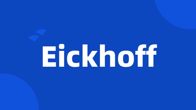 Eickhoff