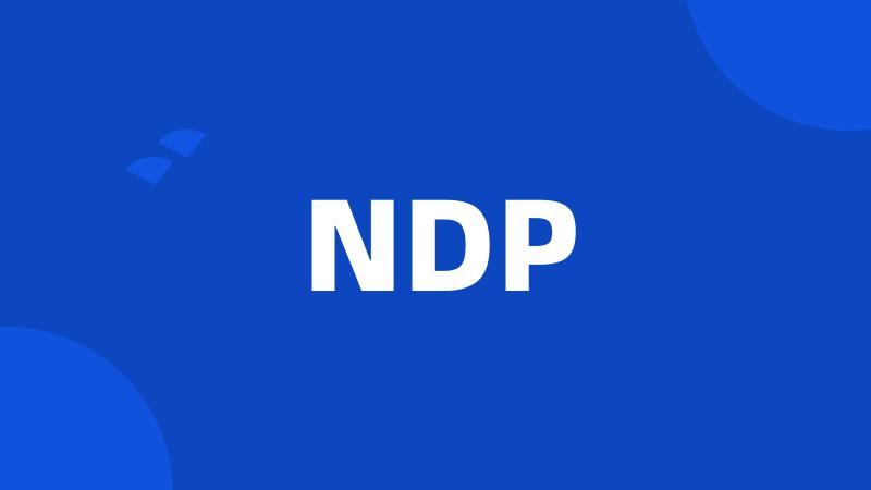 NDP