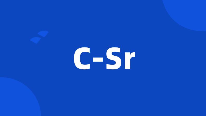 C-Sr