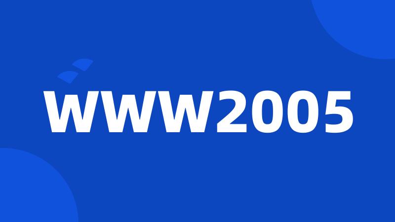 WWW2005