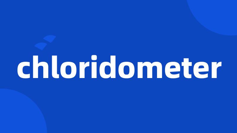 chloridometer