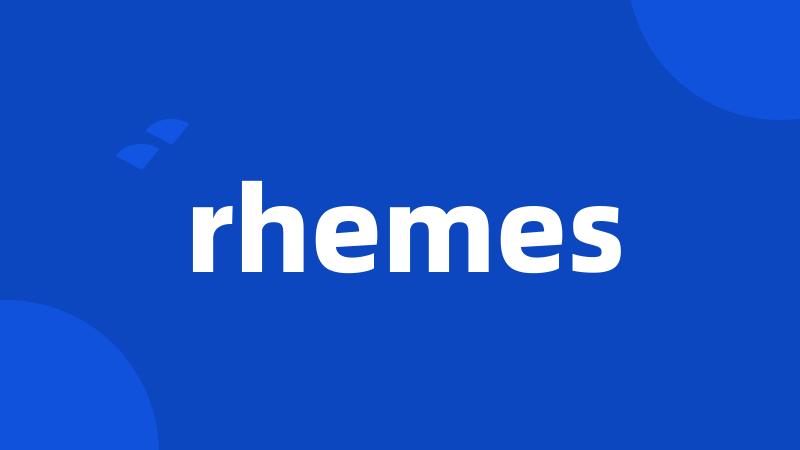 rhemes