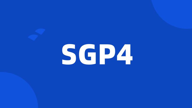SGP4