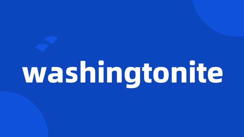 washingtonite