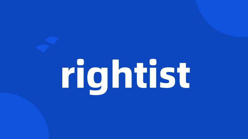 rightist