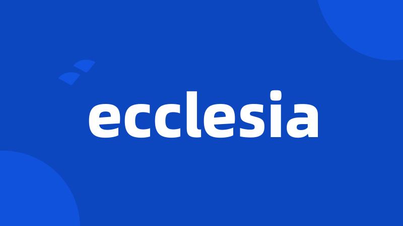 ecclesia