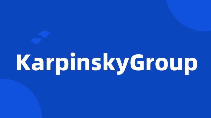 KarpinskyGroup