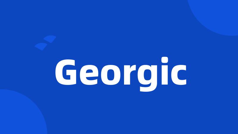 Georgic