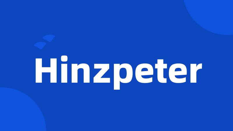 Hinzpeter