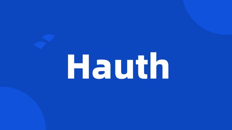 Hauth