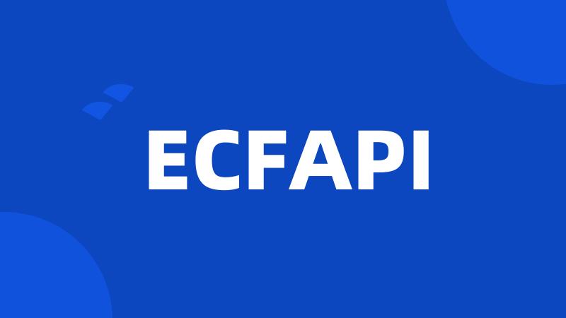 ECFAPI