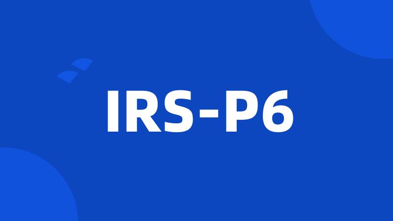IRS-P6