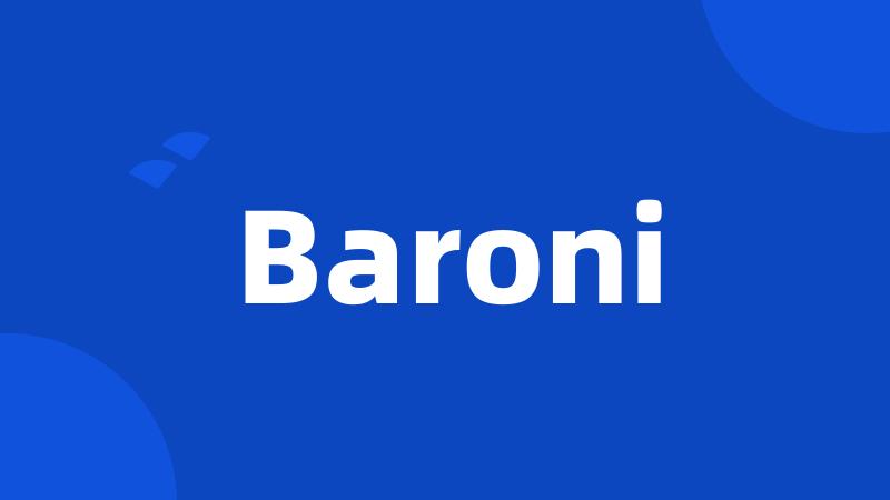 Baroni