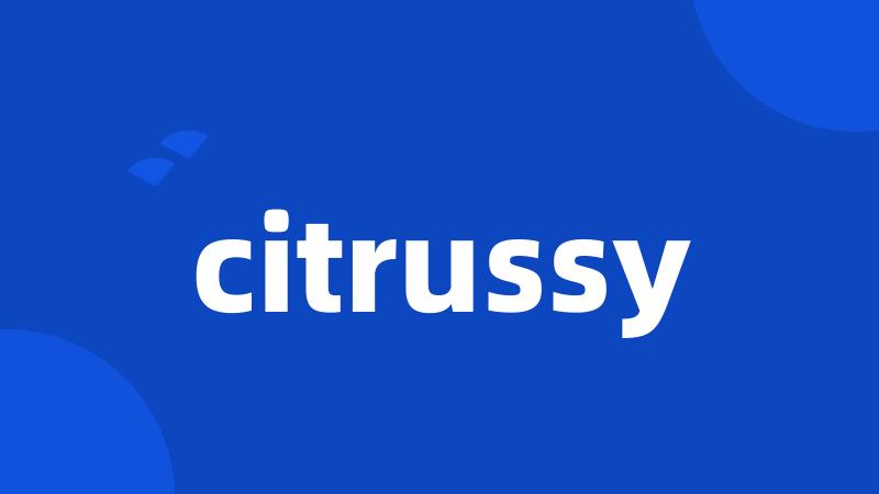 citrussy