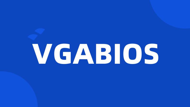 VGABIOS