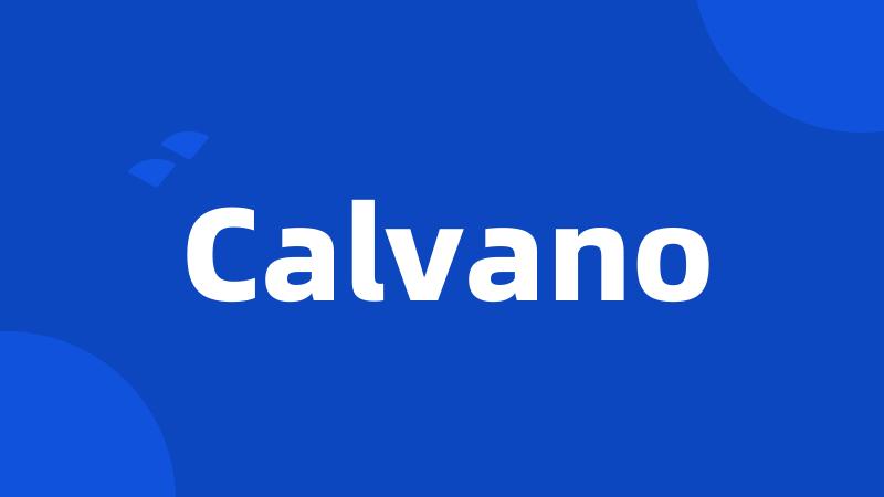 Calvano