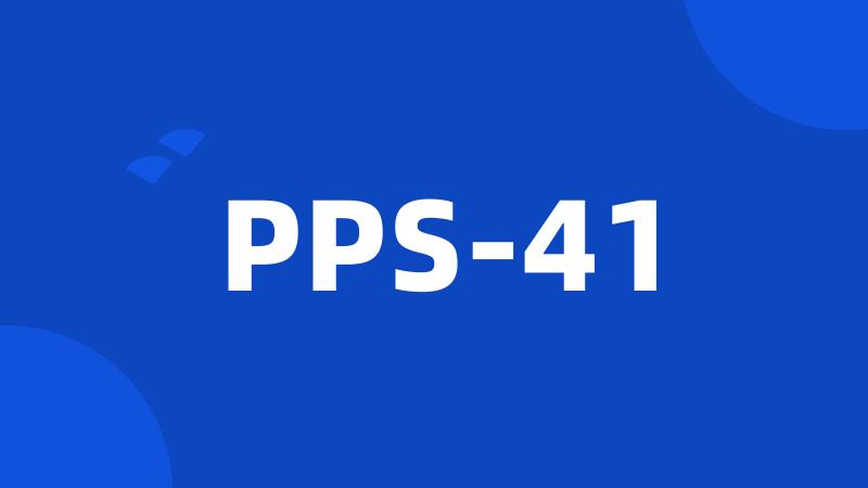 PPS-41