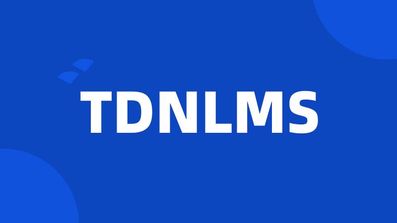 TDNLMS