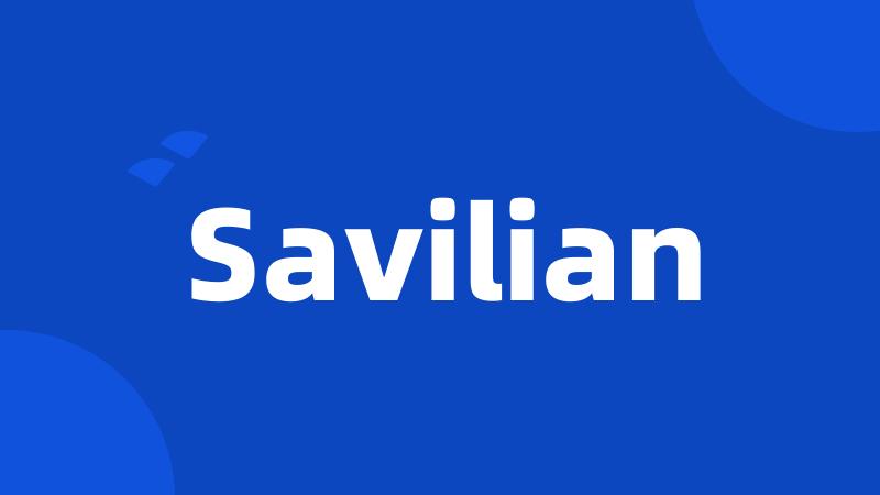 Savilian