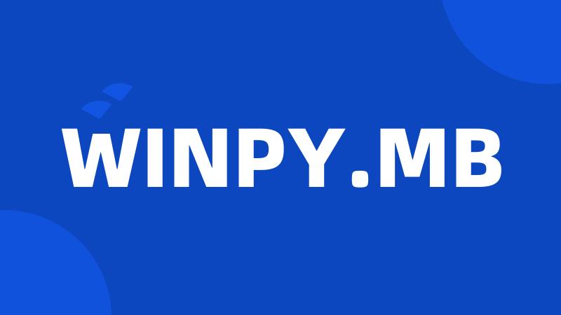 WINPY.MB