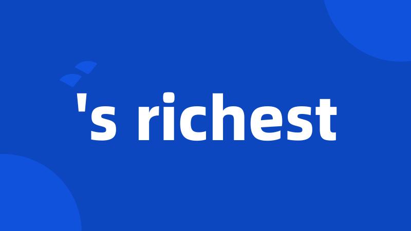 's richest