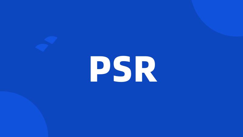 PSR