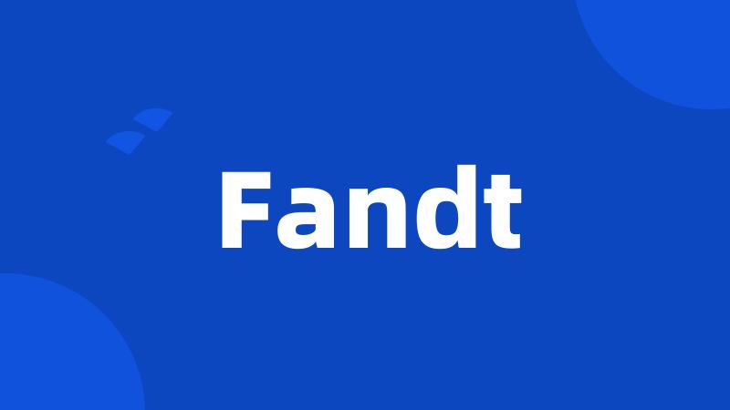 Fandt