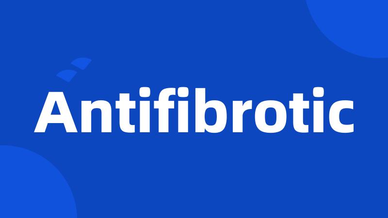 Antifibrotic