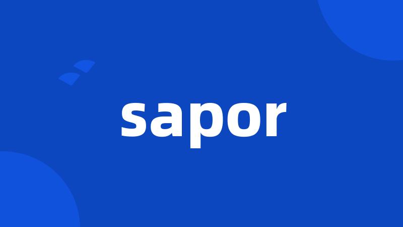 sapor