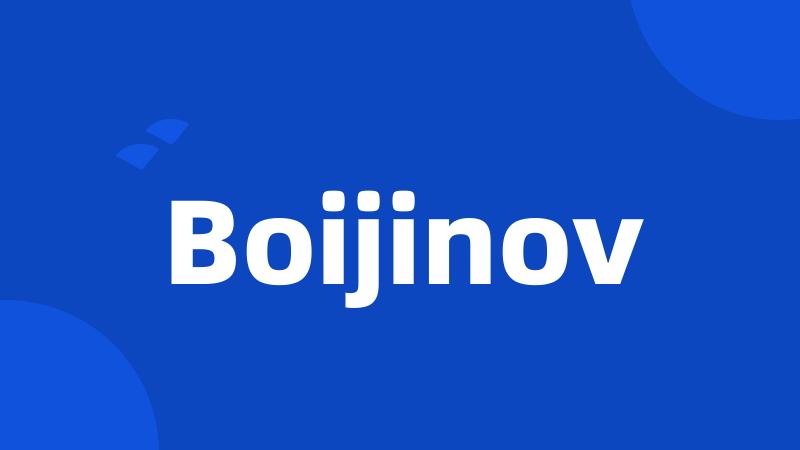 Boijinov