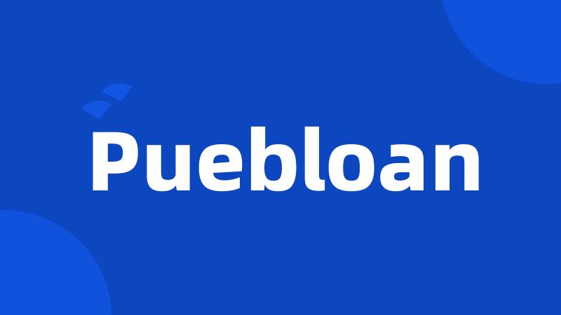Puebloan