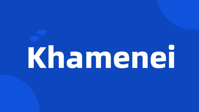 Khamenei