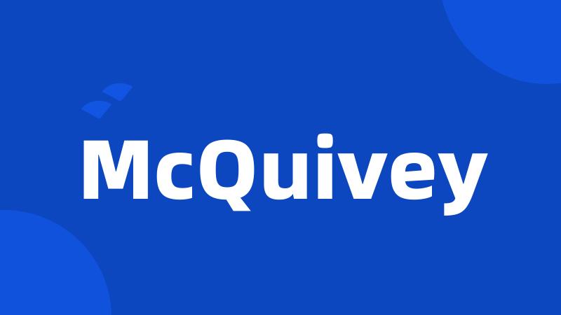 McQuivey