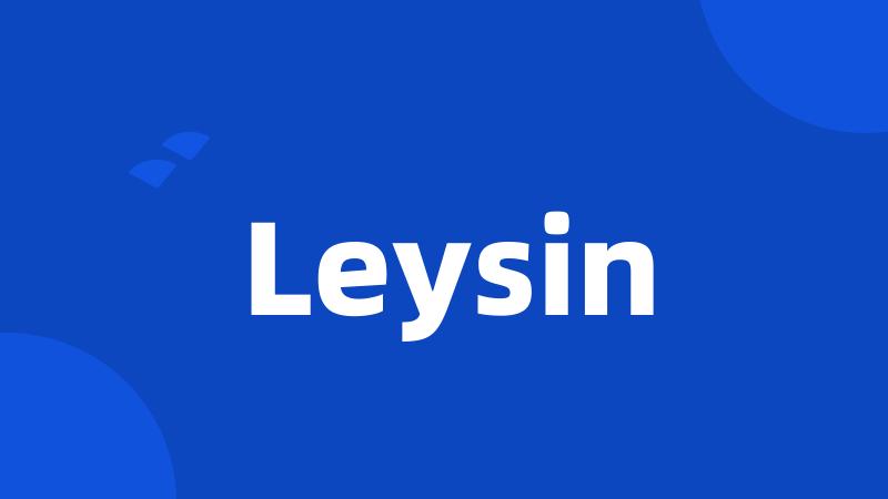 Leysin