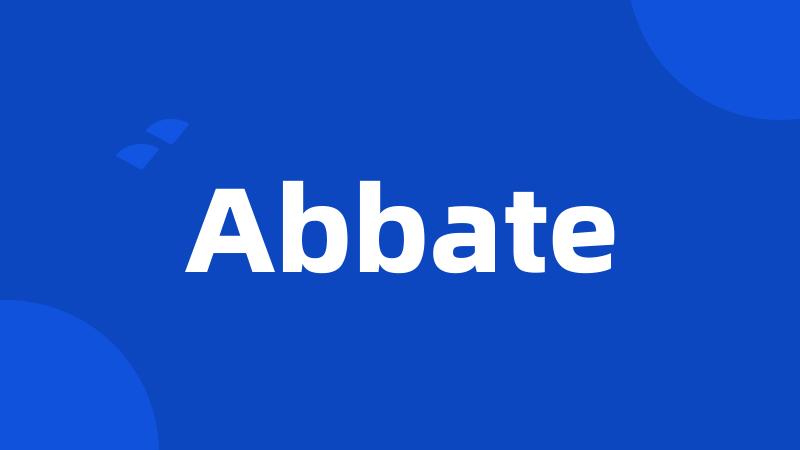 Abbate