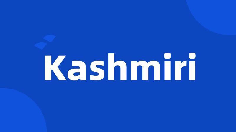 Kashmiri