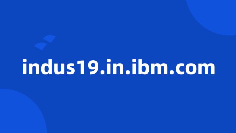 indus19.in.ibm.com