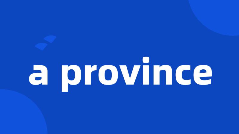 a province