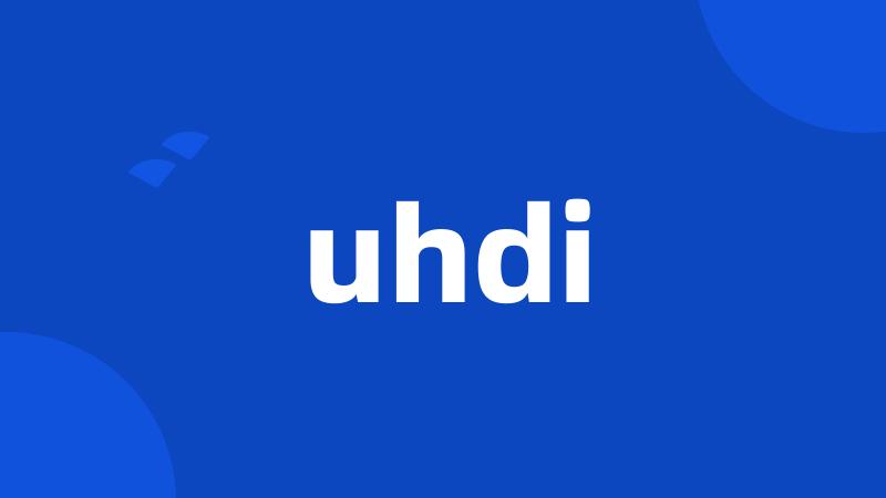 uhdi