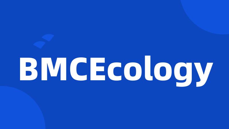 BMCEcology