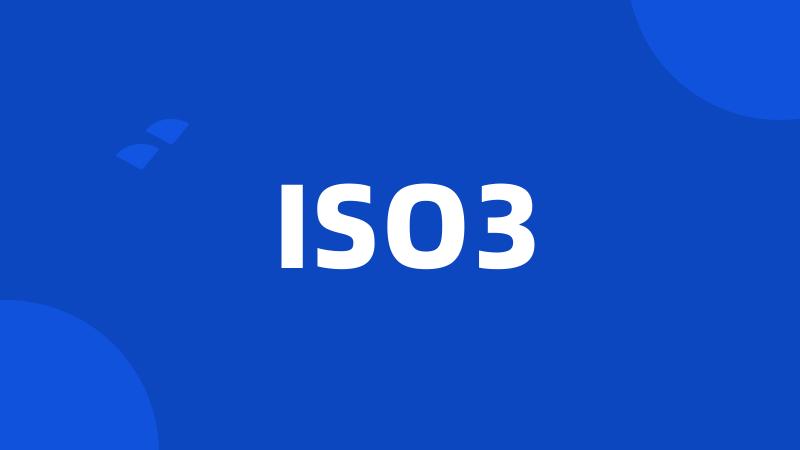 ISO3