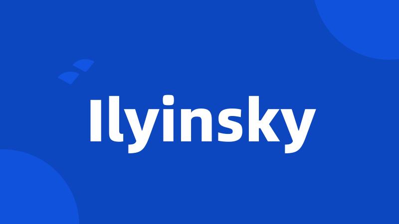 Ilyinsky