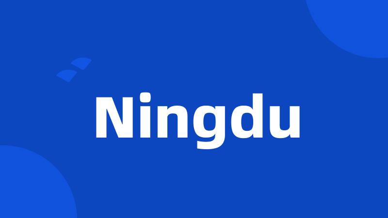 Ningdu