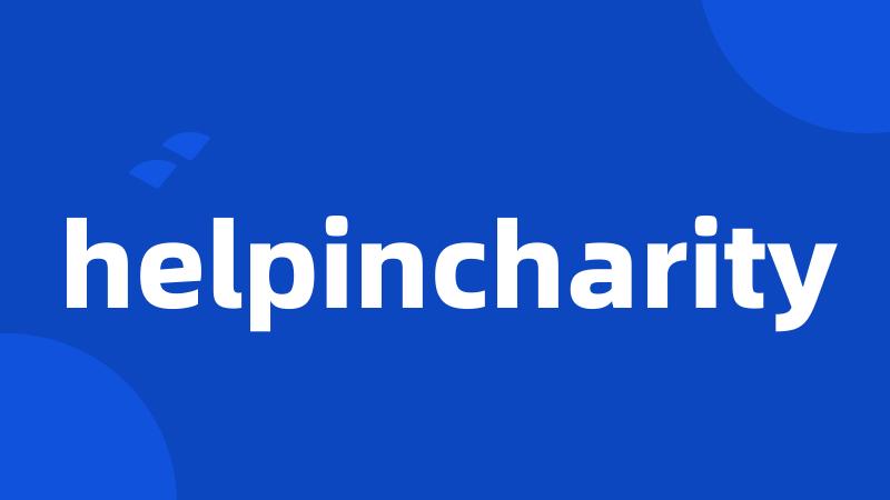 helpincharity