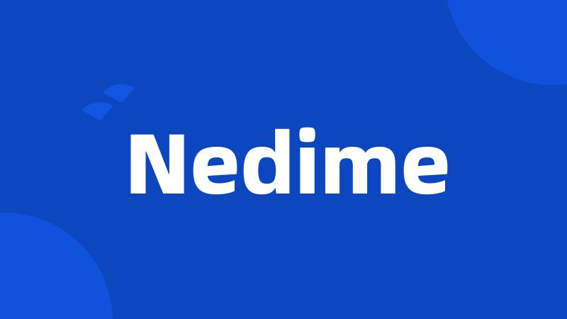 Nedime