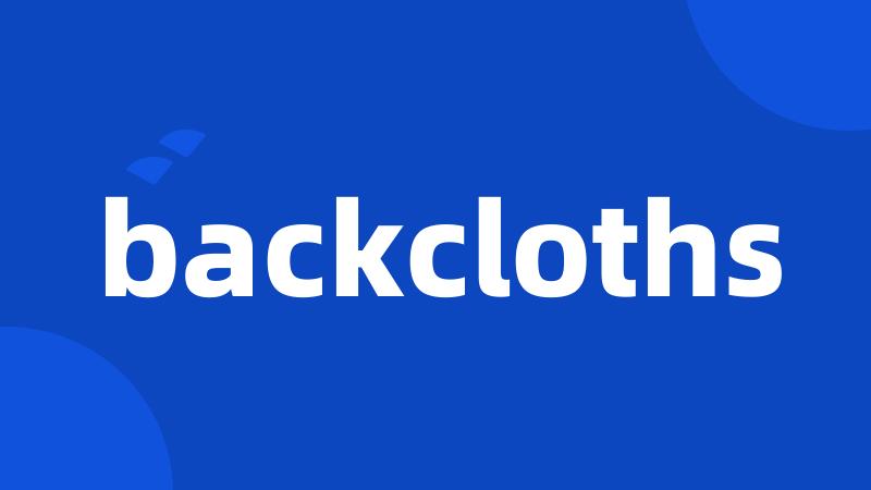 backcloths