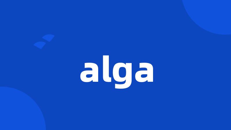 alga