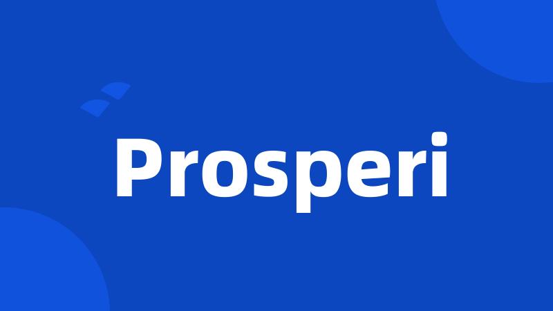 Prosperi