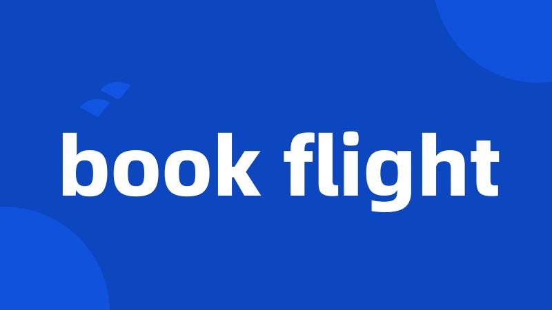 book flight
